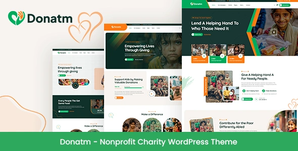 Donatm Nonprofit Charity WordPress Theme With License