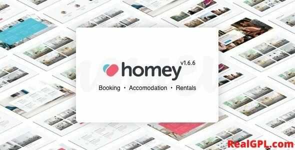 Homey Theme GPL - Booking and Rentals WordPress Theme