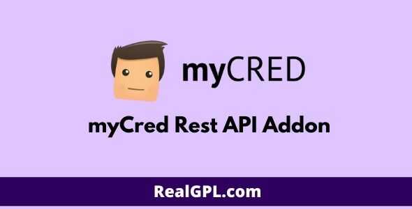 myCred Rest API Addon GPL