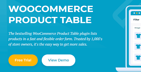 WooCommerce Product Table GPL by Barn2 Media
