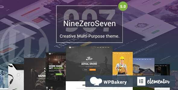 907 Theme GPL - Responsive Multi-Purpose WordPress Websites