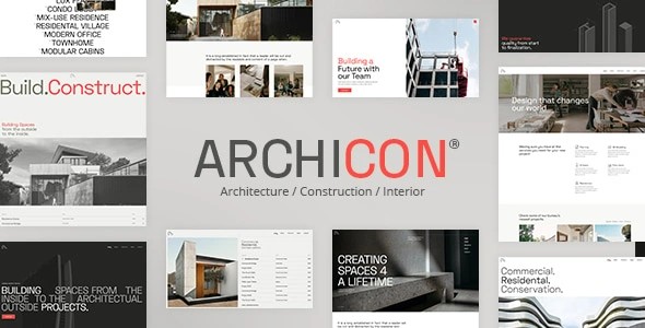 Archicon Theme GPL – Architecture and Construction Theme