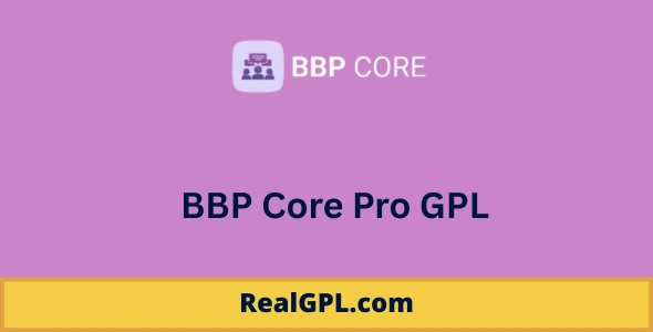 BBP Core Pro GPL – Expand bbPress Powered Forums With Useful Features