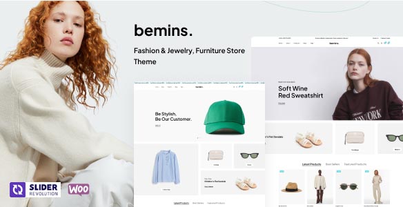 Bemins Theme GPL – Fashion & Jewelry, Furniture Store Theme