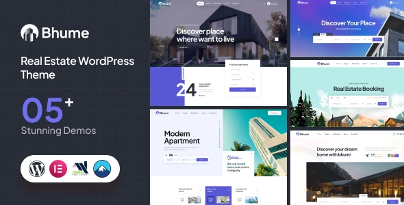 Bhume Theme GPL – Real Estate WordPress Theme