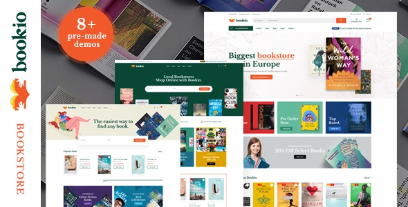 Bookio Theme GPL – Book Store WooCommerce WordPress Theme