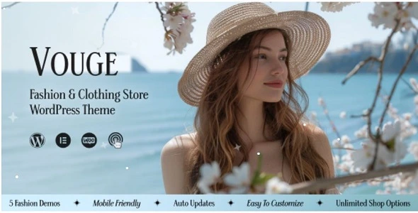 Vouge Theme GPL - Fashion Clothing WordPress Theme