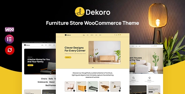 Dekoro Theme GPL – Furniture Store WooCommerce Theme