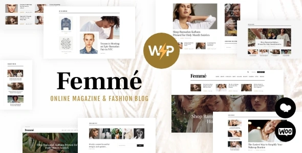 Femme Theme GPL – An Online Magazine & Fashion Blog WordPress Theme + RTL
