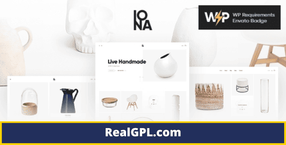 Iona Theme GPL – Handmade & Crafts Shop WordPress Theme