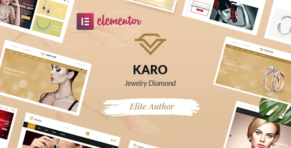 Karo Theme GPL - Jewelry Diamond WooCommerce WordPress Theme