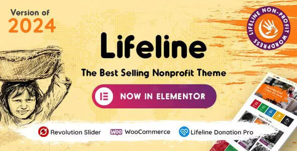 Lifeline Theme GPL – 2024 NGO and Charity WordPress Theme