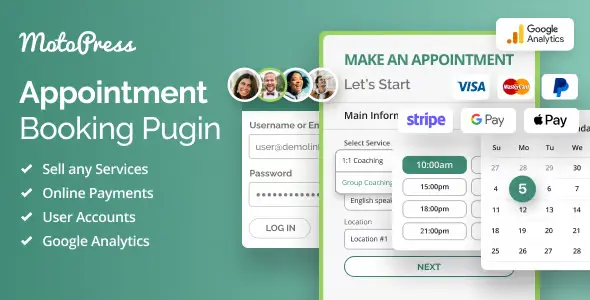 MotoPress Appointment Booking GPL - WordPress Plugin