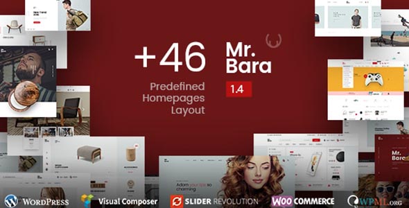 Mr.Bara Theme GPL – Responsive Multi-Purpose eCommerce Theme