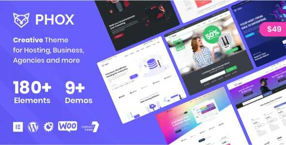 Phox Theme GPL - Hosting WordPress & WHMCS Theme