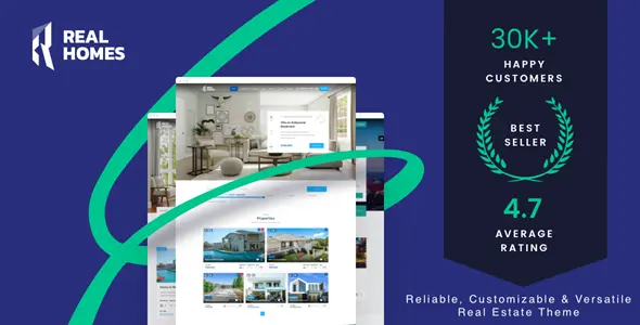 RH RealHomes Theme GPL - Estate Sale and Rental WordPress Websites