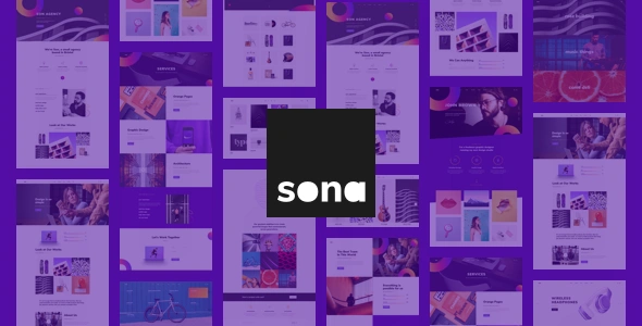 Sona Theme GPL – Digital Marketing Agency WordPress