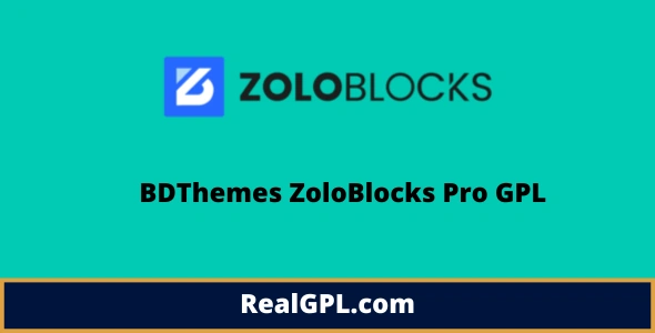 BDThemes ZoloBlocks Pro GPL