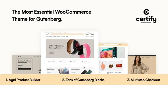 Cartify Theme GPL - WooCommerce Gutenberg WordPress Theme