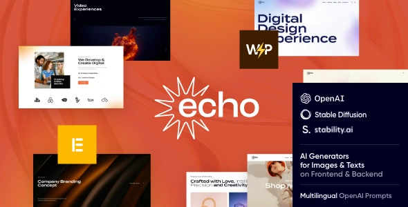 Echo Theme GPL - Digital Marketing & Creative Agency WordPress Theme