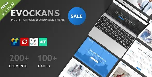 Evockans Theme GPL – Responsive Multi-Purpose WordPress Theme