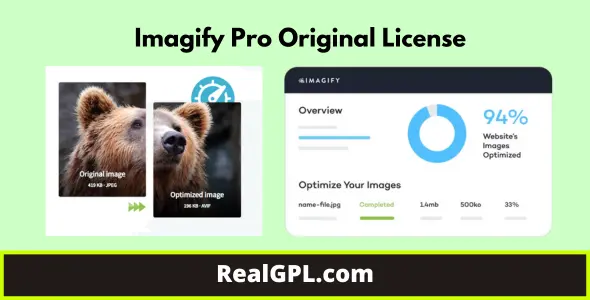 Imagify Pro Original License Activation | Exclusive Deal | 1-5 Year Auto-Updates