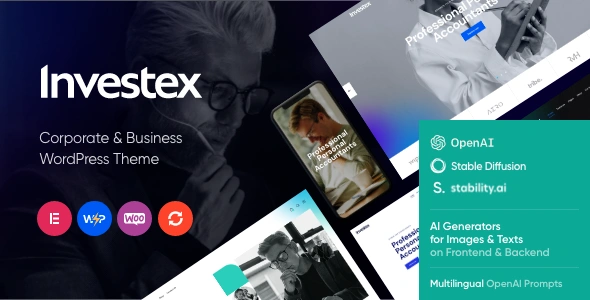 Investex Theme GPL - Corporate & Accounting Theme