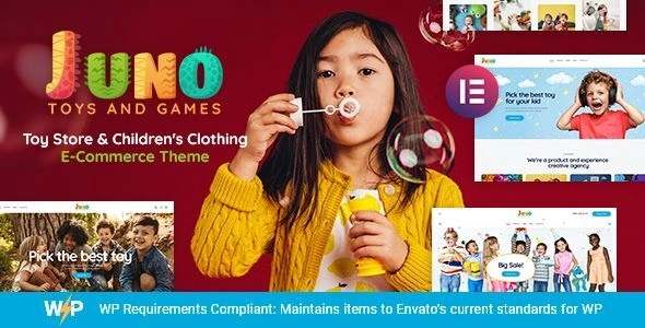 Juno Theme GPL – Kids Toys & Games Store WordPress Theme
