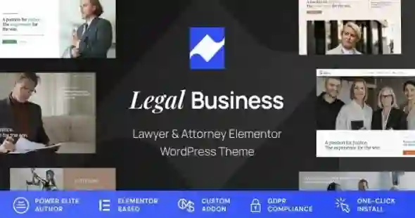 Legal Business Theme GPL – Attorney & Lawyer WordPress Theme