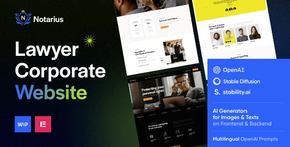 Notarius Theme GPL - Legal Advisor WordPress Theme