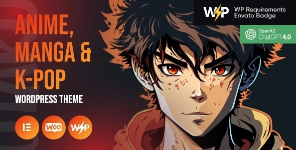 Otaku Theme GPL - Anime, Manga & K-Pop WordPress Theme