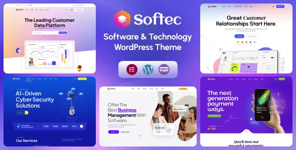Softec Theme GPL – Software & Technology WordPress Theme + RTL