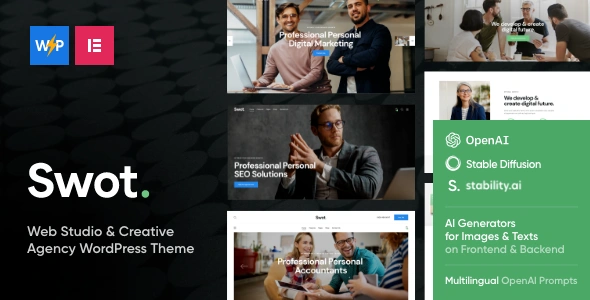 Swot Theme GPL - Digital Agency Business & Corporate WordPress Theme