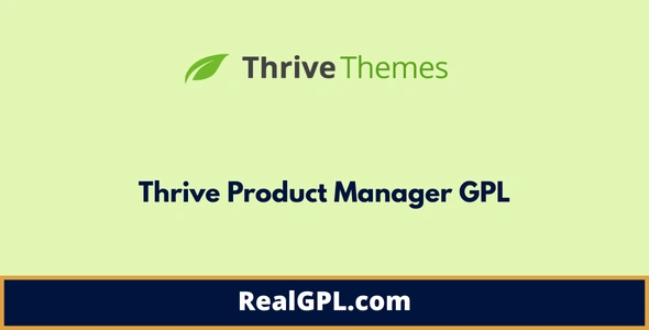 Thrive Product Manager GPL