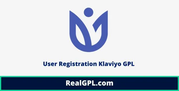 User Registration Klaviyo GPL