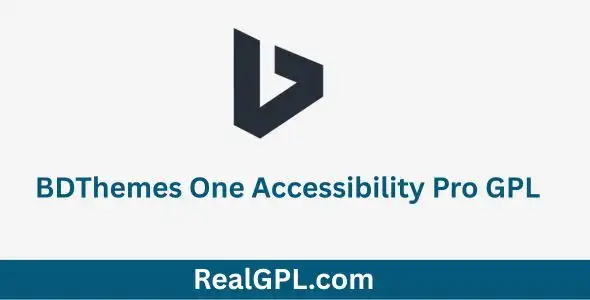 BDThemes One Accessibility Pro GPL