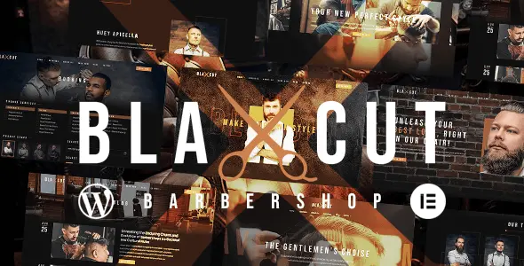 Blaxcut Theme GPL – Barbershop & Hair Salon WordPress Theme