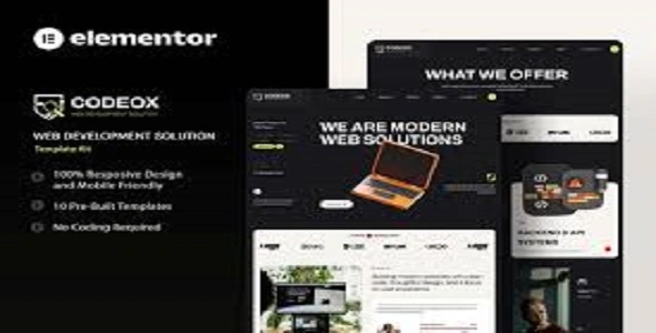 Codeox Web Development Solution Elementor Template Kit GPL