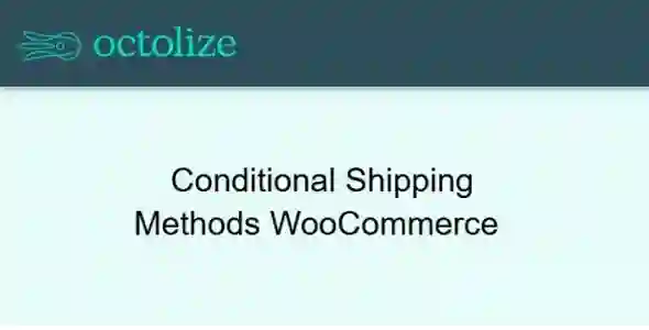 Conditional Shipping Methods WooCommerce Plugin GPL