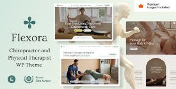 Flexora Theme With License - Physiotherapy Massage Chiropractor