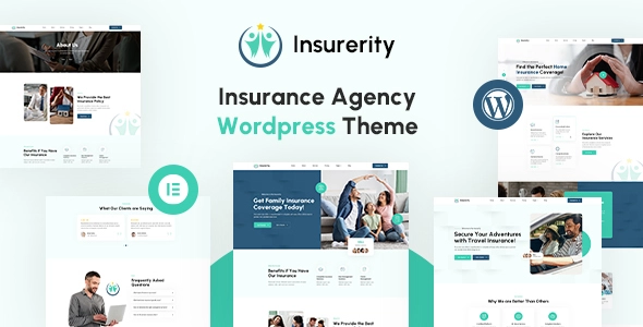 Insurerity Theme GPL - Insurance Agency WordPress Theme