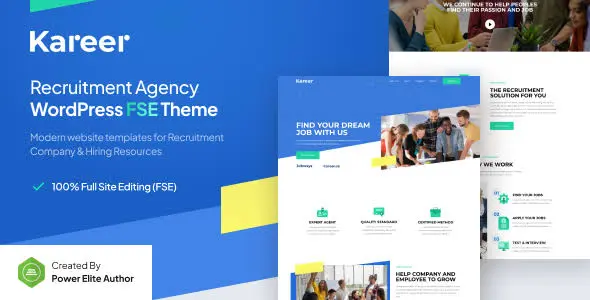 Kareer Theme GPL – Human Resource & Recruitment Agency FSE WordPress Theme