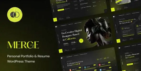 Merge Theme GPL - Personal Portfolio & Resume WordPress Theme