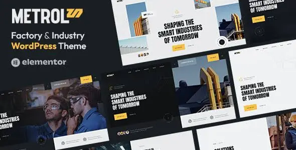 Metrol Theme GPL - Factory & Industry WordPress Theme