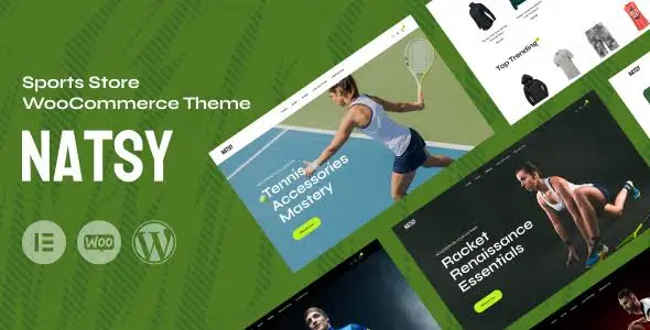 Natsy Theme GPL - Sports Store WooCommerce Theme