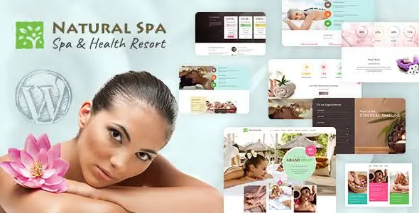 Natural Spa Theme GPL - Massage Booking WordPress Theme