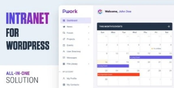 Pwork Intranet For WordPress GPL