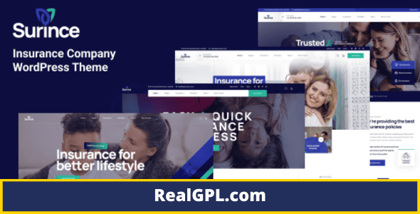 Surince Theme GPL - Insurance Company WordPress Theme