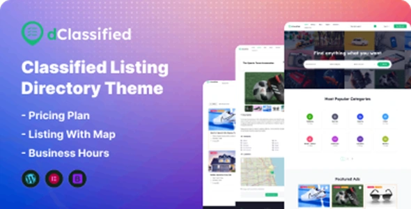 dClassified Multipurpose WordPress Theme GPL
