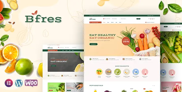Bfres Theme GPL - Organic Food WooCommerce Theme